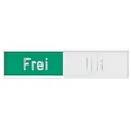 Franken Türschild Besetzt/Frei Selbstklebend Aluminium 10,2 x 2,7 cm BS0117