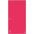 Donau Trennblätter, karton, 1/3 a4, 235x105mm, 100stk, rot (41310406)