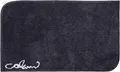Grund COLANI Exklusiver Designer Badteppich 100% Polyacryl, ultra soft, rutschfest, ÖKO-TEX-zertifiziert, 5 Jahre Garantie, Colani 40, Badematte 60x100 cm, anthrazit