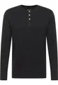 MUSTANG Herren Langarmshirt ARMINTO - Slim Fit S - 6XL Blau Schwarz Baumwolle, Größe:M, Farbe:Black 4142