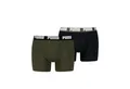 PUMA Boxershorts PUMA MEN EVERYDAY BASIC BOXERS 2P (2er Pack) mit Logobund
