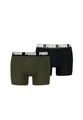 PUMA Boxer Boxershorts Men Herren Everyday Unterhose Unterwäsche 2er Pack, Farbe:Forest Night, Bekleidungsgröße:XL