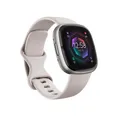 Fitbit Digital Smartwatch Quadratisch 144 h (Aluminium) Sense 2 FB521SRWT