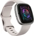 Fitbit Sense 2, lunar white - platinum