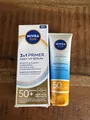 NIVEA SUN Gesicht Mattierende Creme/ 2 In 1 Primer Serum  LSF 50