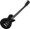 Rocktile L-50B Junior 3/4 Größe (E-Gitarre für Kinder von 6-12 Jahren, Humbucker, Single Cut, Gitarrenkabel) schwarz