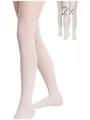 Conte elegant Princess Schicke Kinderstrumpfhose - Alltagsstrumpfhosen - Ballettstrumpfhosen - Ballett Strumpfhose Kinder - Tanzstrumpfhose für Mädchen - 40 DEN - 104-110 - Bianco - 2 Stück