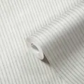 Vintage-Stil Tapete mit Streifen – Creme, Grau