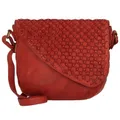 Greenland Nature Femi & Nine Umhängetasche Leder 24 cm rot 2854-5