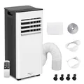 HOME DELUXE Mobile Klimaanlage KIMO - 9000 BTU | mobile Klimaanlage, mobiles Klimagerät, Fensterabdichtung, Abluftschlauch