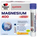 Doppelherz system MAGNESIUM 400 LIQUID – Magnesium unterstützt die normale Funktion der Muskeln und des Nervensystems – 10 Trinkfläschchen
