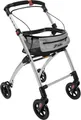 FabaCare Indoor-Rollator Jaguar faltbar, Leichtgewichtrollator mit Tablett