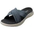 Skechers GO WALK FLEX Damen Slipper Marineblau - 39 EU