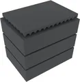 Feldherr Rasterschaumstoff für Auer Packaging Eurobehälter / Euro Box mit Scharnierdeckel / Koffer ED 43/32