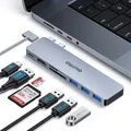 MacBook Adapter USB C Hub mit Thunderbolt 3 4K HDMI 3 USB-A Ports SD/TF Karte...