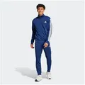 adidas Sportswear Trainingsanzug DAYREADY (2-tlg), für Laufen und sportliche Aktivitäten, zweiteiliges Set blau M (48/50)