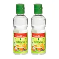 Castello since 1907 Pack 2x Flüssigstevia 125ml | 750 Dosen | 10 Tropfen = 1 TL Zucker | Zuckerersatz | 0 Kalorien - 0 Glykämischer Index - 0 Netto-Kohlenhydrate - Keto Vegan