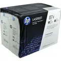 2 HP Toner CF287XD 87X Doppelpack schwarz
