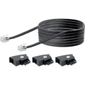 Schwaiger Schwaiger Telefon Anschlusskabel TAL6310 533 TAE Telefonkabel schwarz