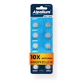 Alpalium AG13 LR44 10er Blister Knopfzelle Alkaline 1154 1,5V BP10 für Spielzeug