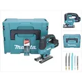 Makita DJV 184 ZJ Akku Stichsäge 18 V Brushless + 5 tlg. Stichsägeblatt Set + Makpac - ohne Akku (DJV184ZJ)