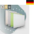 Klemmfix Plissee Sonnenschutz Fenster Sichtschutz Lichtfilter  Weiß
