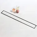 SaniteModar Duschrinne 90cm, Befliesbar Duschrinne mit Siphon Geruchsstop und Haarfilter, Badezimmer Duschablauf Komplettset