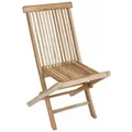 Spetebo - Teak Klappstuhl - 90 X 50 Cm - Klappbarer Garten Balkon Terrasse Stuhl Massiv