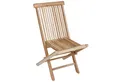 Spetebo Gartenstuhl Teak Klappstuhl natur - 90 x 50 cm (Stück, 1 St), klappbarer Gartenstuhl aus Teakholz