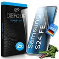 Crocfol DIEFOLIE für Samsung S24 FE - [2 St.] Schutzfolie vom Testsieger - selbstheilende Premium 5D Langzeit-Panzerfolie (Case-Friendly)