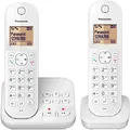 Panasonic KX-TGC 422 GW, schnurloses Telefon mit Anrufbeantworter und Zusatz-Set, weiss