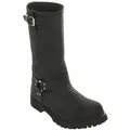 Boots & Braces - Motorcycle II Biker Stiefel Schwarz Größe 43  (UK9) - Schwarz - 43