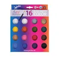 jofrika Schmink-Set Aqua Color Palette, 15 wasserlöslichen Farben & 1 x Glitzerpuder, inkl. 2 Pinsel 16-teiliges Set