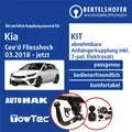Für KIA Cee'd Fliessheck Typ CD 03.2018-jetzt AHK abn. +7pol sp. E-Satz NEU TOP