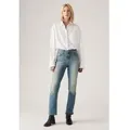 Levi's für Damen. 39250-0128 Klassische gerade Bluejeans (28/28), Blau, Lässig, Baumwolle, Denim