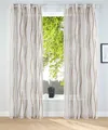OTTO home Gardine Dimona (2 St), Ösen, transparent, Voile, 2-er Set, transparent, Voile, Polyester, Wellen