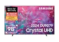 Samsung Crystal UHD 4K DU9079 Fernseher 98 Zoll (249 cm), AI TV mit Gaming-Hub, Motion Xcelerator 120 Hz, Tizen OS, Smart TV, Alexa, Knox Security, 3D Surround Sound & Q-Symphony, KI TV [2024]