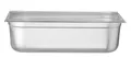 HENDI Gastronormbehälter, Temperaturbeständig von -40° bis 300°C, Heissluftöfen-Kühl- und Tiefkühlschränken-Chafing Dishes-Bain Marie, 21L, GN 1/1, 530x325x(H)150mm, Edelstahl