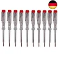 H+H Werkzeug 45200 Standardprüfer 10x 45200 Spannungsprüfer/Phasenprüfer bis 25