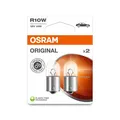 2x OSRAM ORIGINAL R10W GLÜHLAMPE 12V BA15S | 5008-2BL