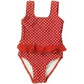 Playshoes Badeanzug "Punkte" in Rot - 134/140