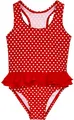 Playshoes UV-Schutz Badeanzug Mädchen Schwimmanzug Badebekleidung, Punkte, 134/140