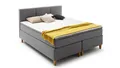 Boxspringbett Doppelbett 180x200 Kenora grau 7-ZonenTFK Topper