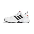 adidas Mens Strutter Running Shoe, Blanc Noir Rouge, 45 1/3 EU