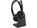 ISY IHS-8200 Bluetooth Headset mit Dockingstation, Over-ear Schwarz
