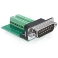 Delock Adapter Sub-D 15 Pin Gameport Stecker > Terminalblock 16 Pin - Sub-D 15 Pin Gameport Stecker - 16 Pin Terminalblock (65275)