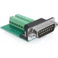 Delock Adapter Sub-D 15 Pin Gameport Stecker > Terminalblock 16 Pin (65275)