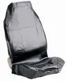 IWH 074010 Sitzbezug 1 Stück Kunstleder Schwarz Fahrersitz