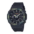Casio Herren Analog – Digital Quarz Uhr mit Harz Armband GA-2100SU-1AER