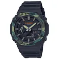 Uhr CASIO GA-2100SU-1AER Herren Chronograph Kohlefaser Armband Harz 200m Neu